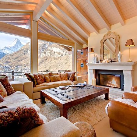 Chalet Grace Villa Zermatt Oda fotoğraf