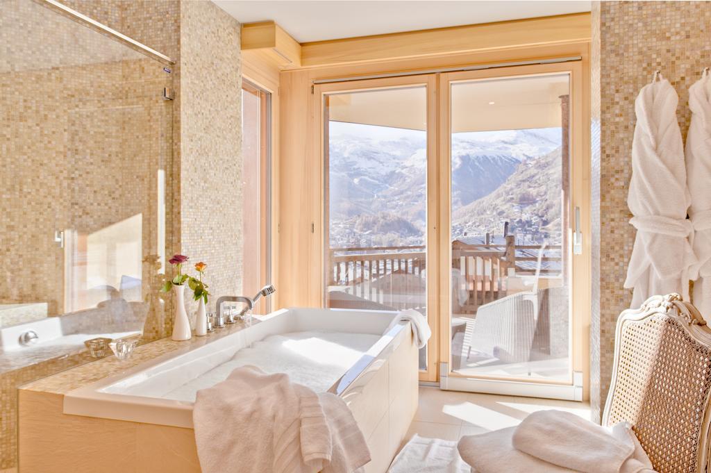 Chalet Grace Villa Zermatt Oda fotoğraf