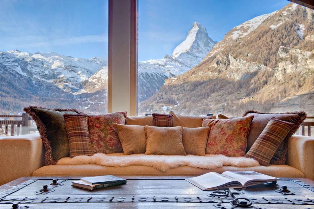 Chalet Grace Villa Zermatt Oda fotoğraf