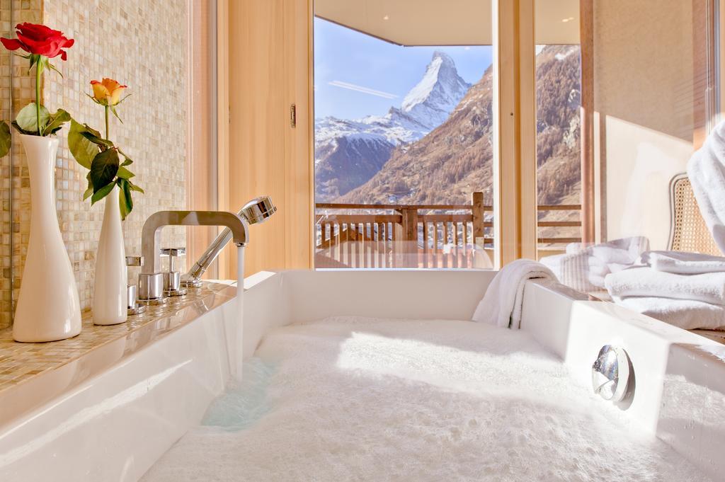 Chalet Grace Villa Zermatt Oda fotoğraf