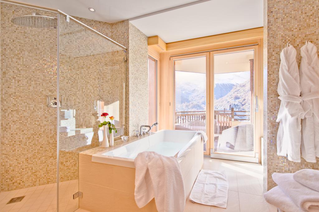 Chalet Grace Villa Zermatt Oda fotoğraf