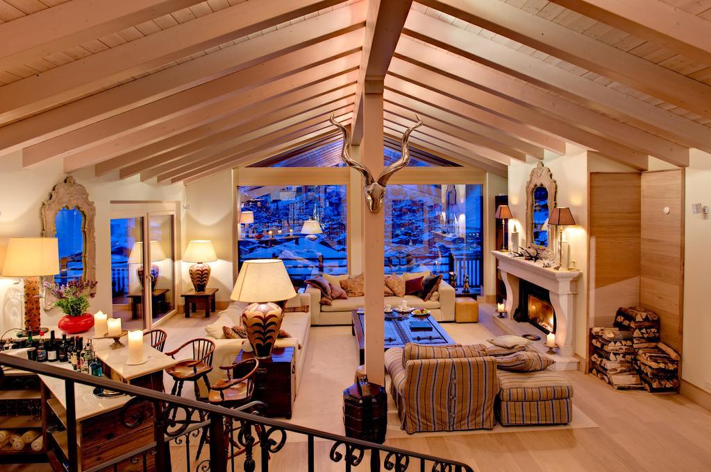 Chalet Grace Villa Zermatt Oda fotoğraf