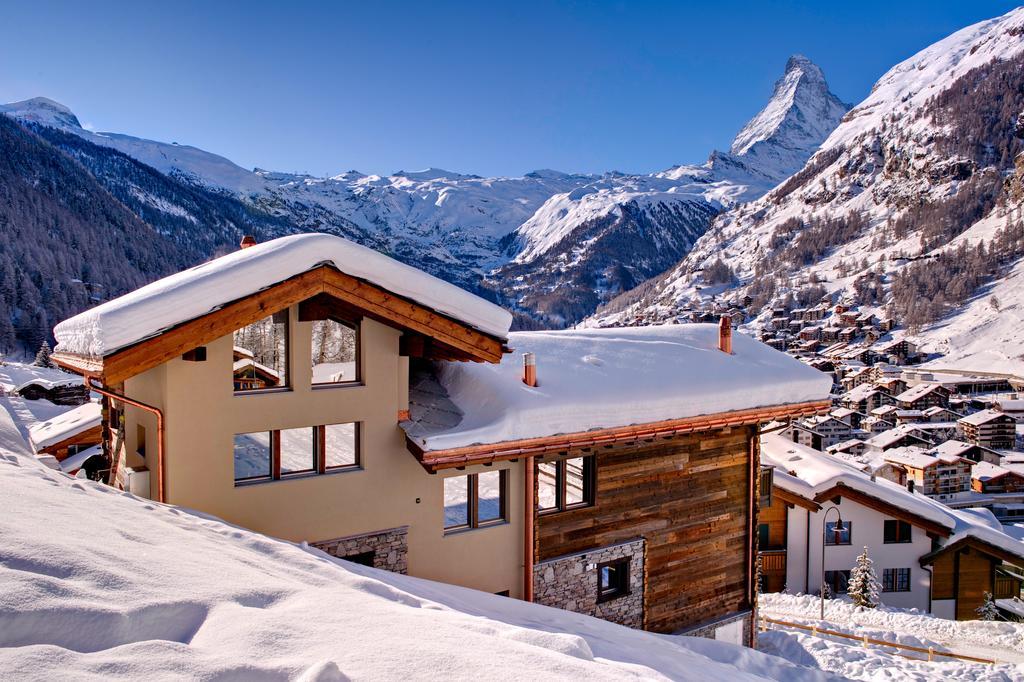Chalet Grace Villa Zermatt Oda fotoğraf