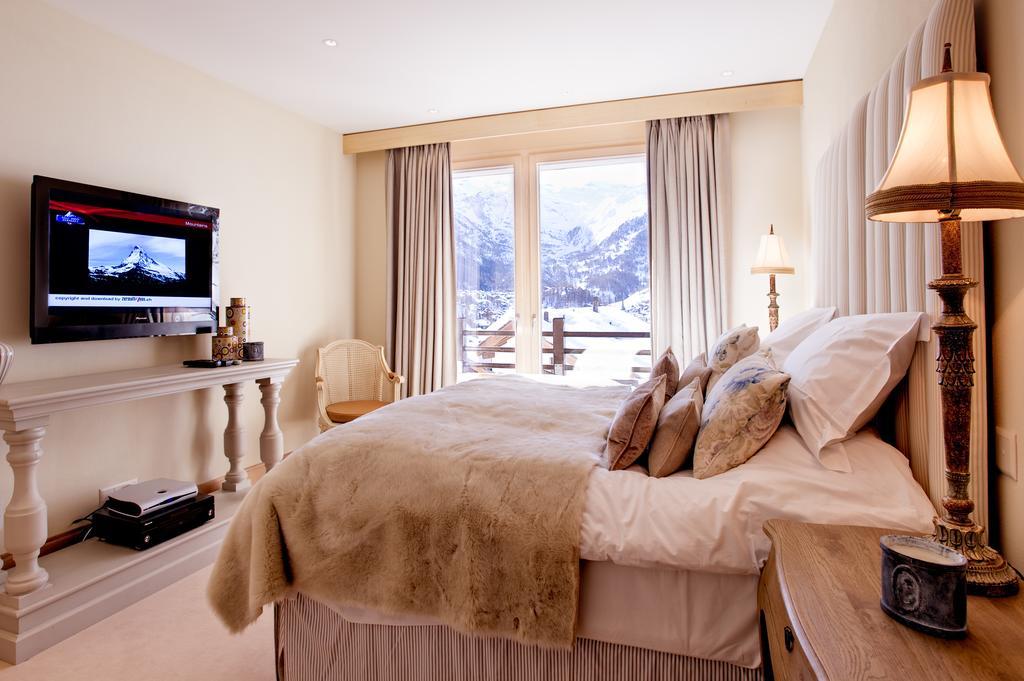 Chalet Grace Villa Zermatt Oda fotoğraf