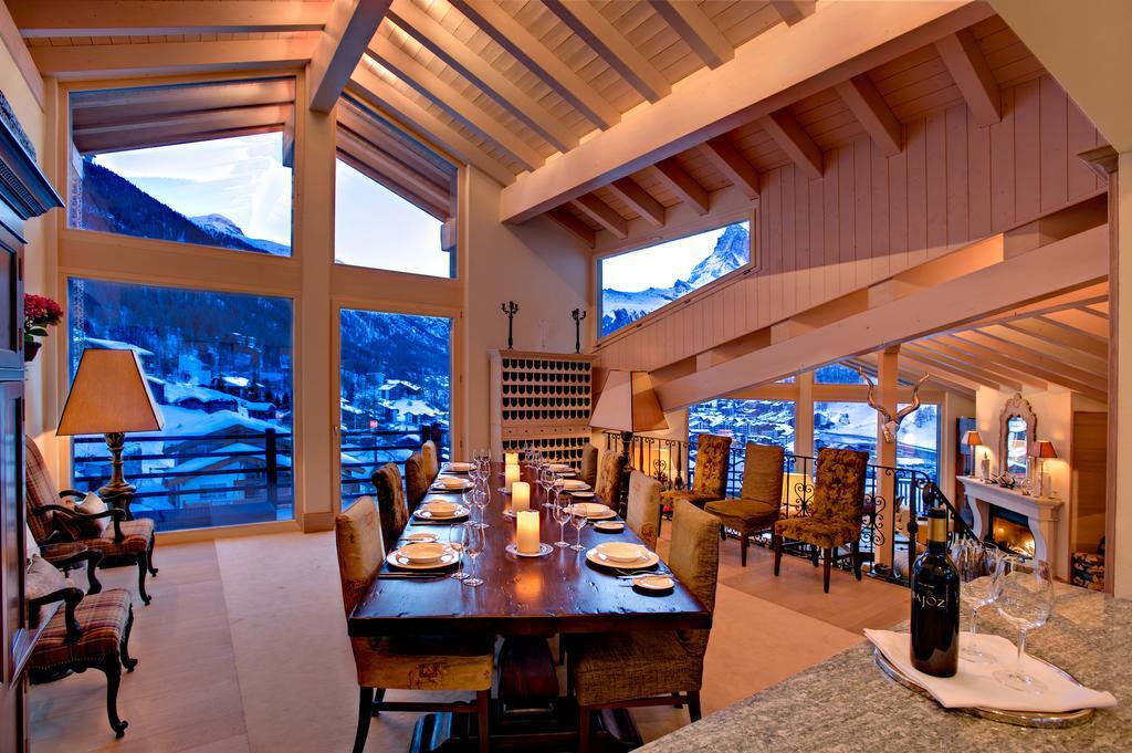 Chalet Grace Villa Zermatt Oda fotoğraf